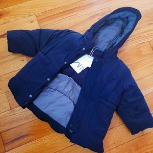 NWTs zara baby puffer jacket